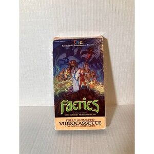 Faeries 1981 Animated Movie FHE VHS 1985 Hans Conreid Morgan Brittany Tested